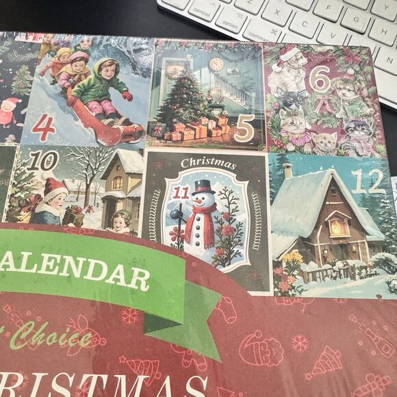 MERRY CHRISTMAS SANTA ADVENT CALENDAR 24 BOX DAYS - 1000 PC JIGSAW PUZZLE NIB - Picture 4 of 7